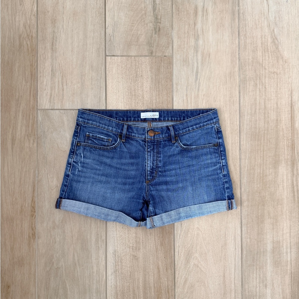 LOFT Classic Blue Jean Shorts